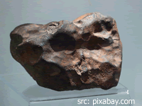 un esempio di meteorite